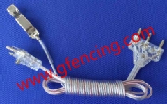 silver epee bodywire for fencing